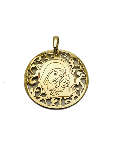 Medalla Virgen del Camino en plata de...