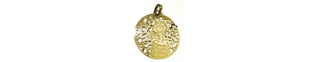 Medalla Virgen de las Maravillas plata de ley®. 40mm