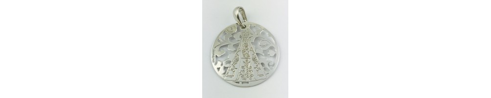 Medalla Virgen Nuestra Señora de Begoña plata de ley®. 25mm