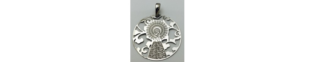 Medalla Virgen Pilar en Plata de Ley®. 35mm