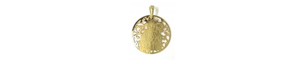 Medalla Virgen de la Almudena plata de ley®. 35mm