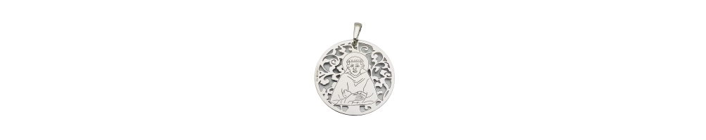 Medalla San Francisco de Asís plata de ley®. 35mm