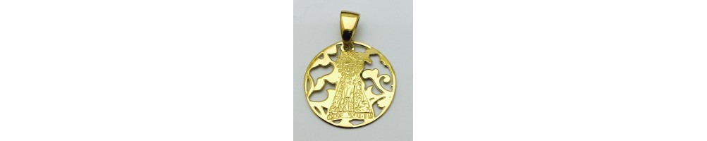 Medalla Virgen de los Desamparados plata de ley®. 20mm