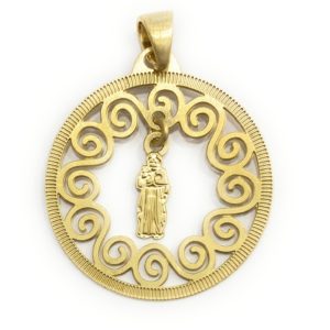 Medalla Apóstol Santiago en plata de ley 925