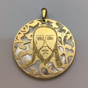 Medalla de La Santa Faz Plata plata de ley®. 40mm