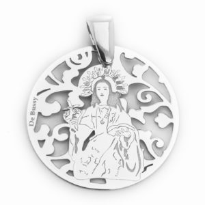 Medalla La Santa de Totana plata de ley®. 25mm