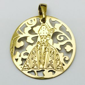 Medalla San Fermín plata de ley. 20mm