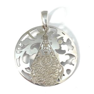 Medalla Virgen del Castillo plata de ley®. 25mm