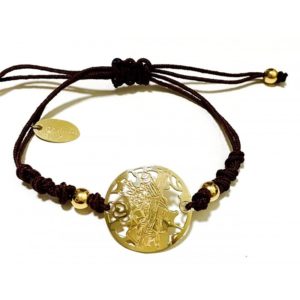 Pulsera Cristo de los Gitanos plata de ley®. 20mm