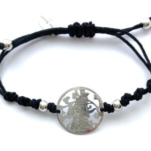 Pulsera Cristo Nuestro Padre Jesús Nazareno "El Abuelo" plata de ley® 20mm