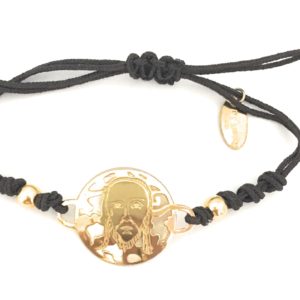 Pulsera de la Santa Faz en plata de ley y nácar®. 20mm