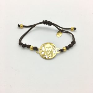 Pulsera plata de ley Santa Faz