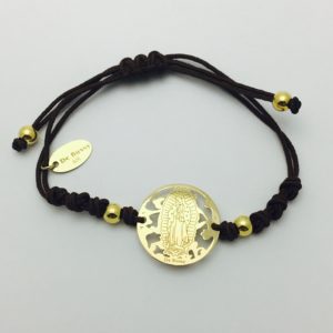 Pulsera Virgen de Guadalupe plata de ley® 20mm