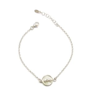 Pulsera Virgen de la Esperanza en plata de ley