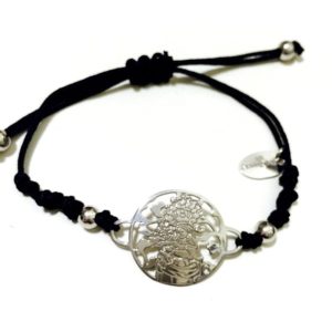 Pulsera Virgen de las Maravillas plata de ley®. 20mm