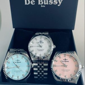 Reloj De Bussy Classic acero "Colour Lady"